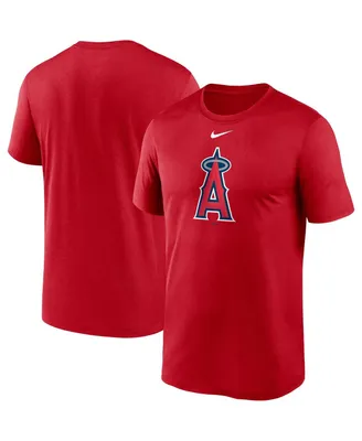 Men's Nike Red Los Angeles Angels Big and Tall Logo Legend Performance T-shirt