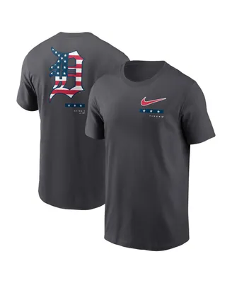 Men's Nike Anthracite Detroit Tigers Americana T-shirt