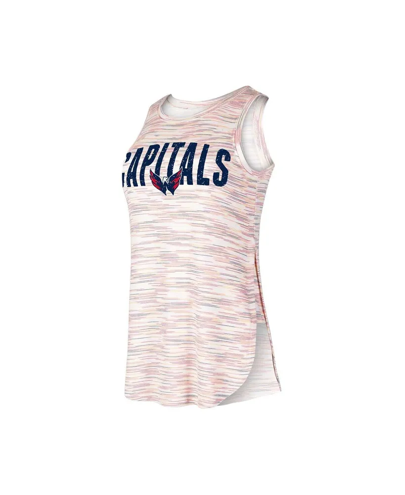 Women's Concepts Sport Washington Capitals Sunray Multicolor Tri-Blend Tank Top