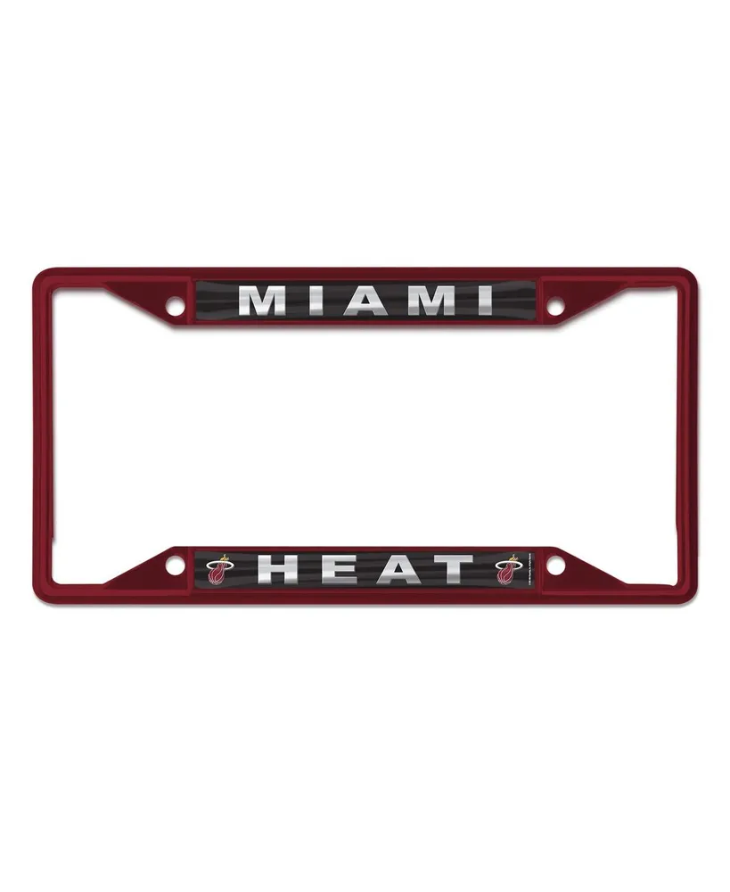 Wincraft Miami Heat Chrome Color License Plate Frame