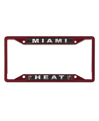 Wincraft Miami Heat Chrome Color License Plate Frame