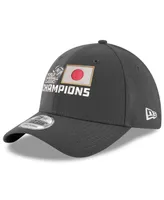 Men's New Era Graphite Japan Baseball 2023 World Baseball Classic Champions Locker Room Replica 39THIRTY Flex Hat