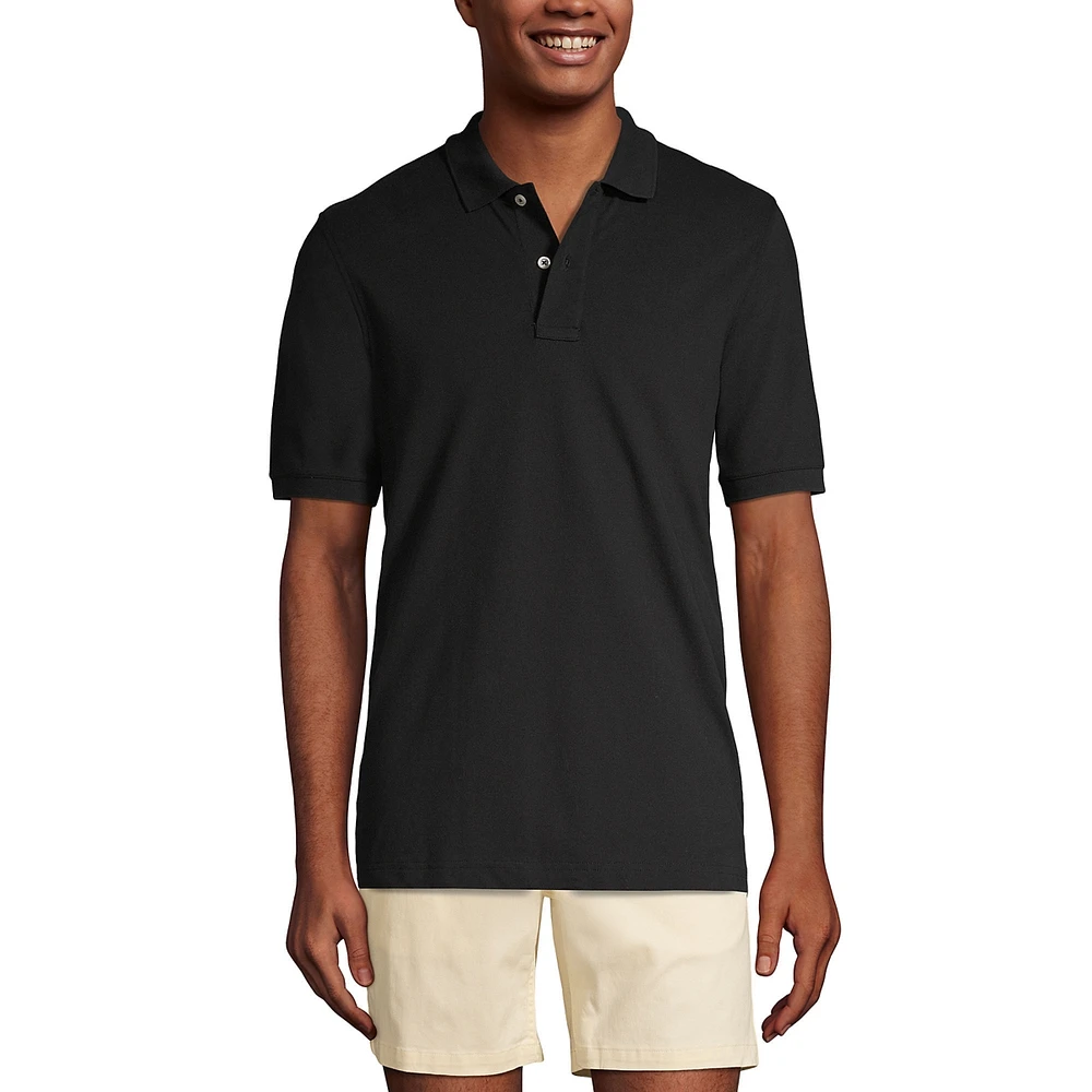 Lands' End Men's Short Sleeve Comfort-First Mesh Polo Shirt