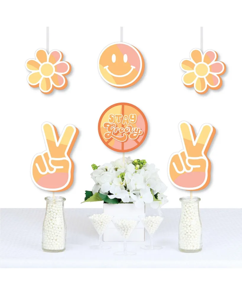 Big Dot Of Happiness Stay Groovy Decorations Diy Boho Hippie Party