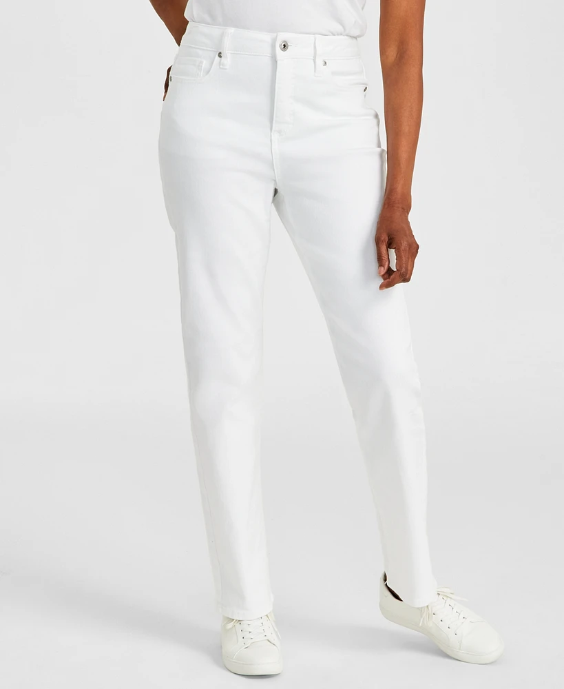 Style & Co Women's High Rise Straight-Leg Jeans, Regular, Short and Long Lengths, Created for Macy's