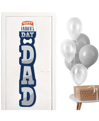 Happy Father's Day We Love Dad Party Vertical Decoration Shaped Banner