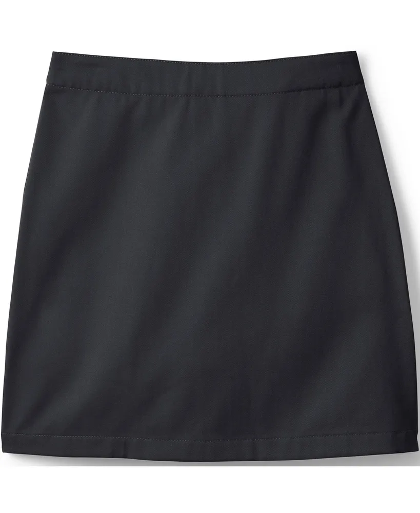 Lands' End Big Girls School Uniform Slim Blend Chino Skort Above Knee