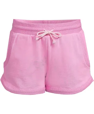 Lands' End Girls Terry Cloth Pull On Sweat Shorts