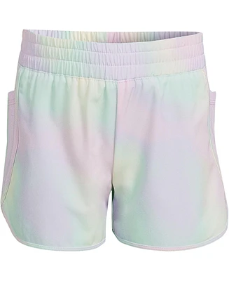 Lands' End Girls Athletic Side Pocket Active Shorts