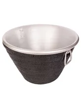 Artifacts Trading Company Rattan Aluminum Ice Tub