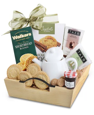Alder Creek Gift Baskets Tea Tray 9 Piece Gift Basket