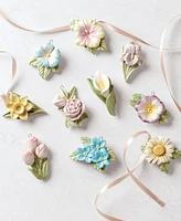 Lenox Celebrate Flowers Ornament Set, 10-Piece