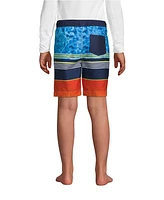 Lands' End Boys Printed Swim Trunks