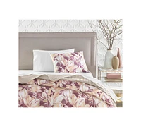 Closeout! Charter Club Damask Designs Magnolia Cotton 3-Pc. Duvet Cover Set, King, Exclusively at Macy's