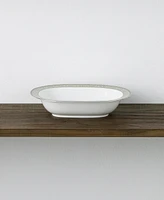 Noritake Infinity Green Platinum Oval Vegetable Bowl 24 Oz