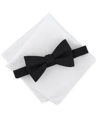 Bar Iii Men's Cassina Vine Bow Tie & Pocket Square Set, Created for Macy's