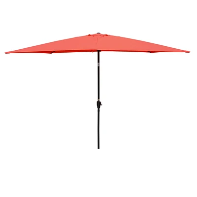 Streamdale Furniture 6 X 9FT Patio Umbrella Outdoor Waterproof Umbrella With Crank And Push Button Tilt