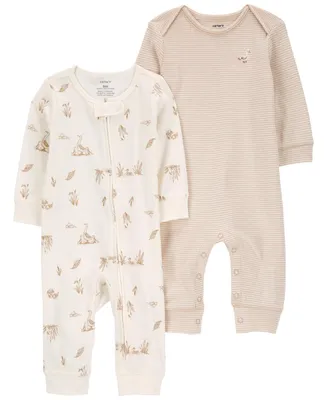 Carter's Baby Boys or Baby Girls Jumpsuits, Pack of 2