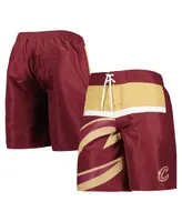 Men's G-iii Sports by Carl Banks Wine Cleveland Cavaliers Sea Wind Swim Trunks