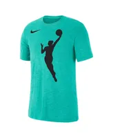 Men's and Women's Nike Aqua Wnba Logowoman T-shirt