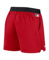 Women's Nike Red Los Angeles Angels Authentic Collection Team Performance Shorts