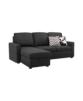 Newton 2 Piece Storage Sofa Bed Sectional