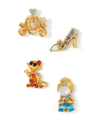 Girls Crew Disney 4 Pc. Set Single Mismatch Stud Earrings Collection