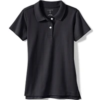 Lands' End Girls Short Sleeve Feminine Fit Interlock Polo Shirt