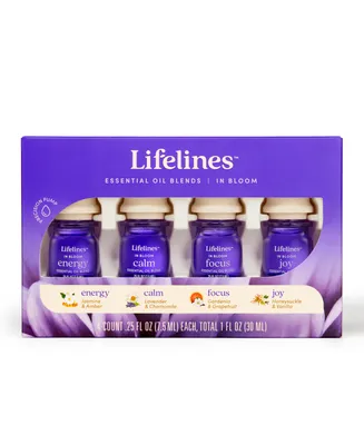 Lifelines Essential Oil Blends - in Bloom, 4 Pack