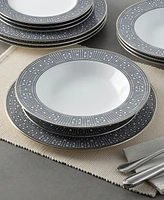 Noritake Infinity Graphite 12 Piece Set, Service for 4