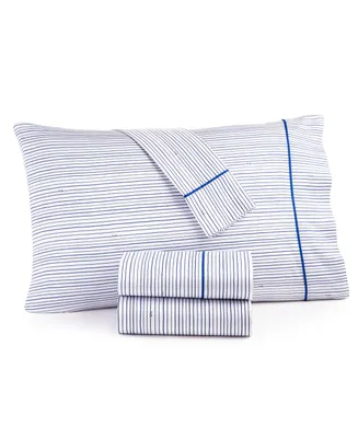Charter Club Kids Stripe 250-Thread Count Cotton 4-Pc. Sheet Set, Full, Created for Macy's