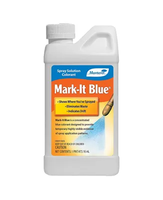 Monterey LG1142 Spray Solution Colorant Mark-It Blue Dye, 15.9 Fl Oz, White