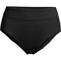 Lands' End Plus Tummy Control High Waisted Bikini Swim Bottoms