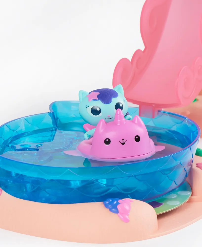 Purr-ific Pool Playset with Gabby and MerCat Figures, & Pool Accessories - Multi