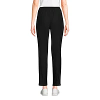 Lands' End Women's Active High Rise Soft Performance Refined Tapered Ankle Pants