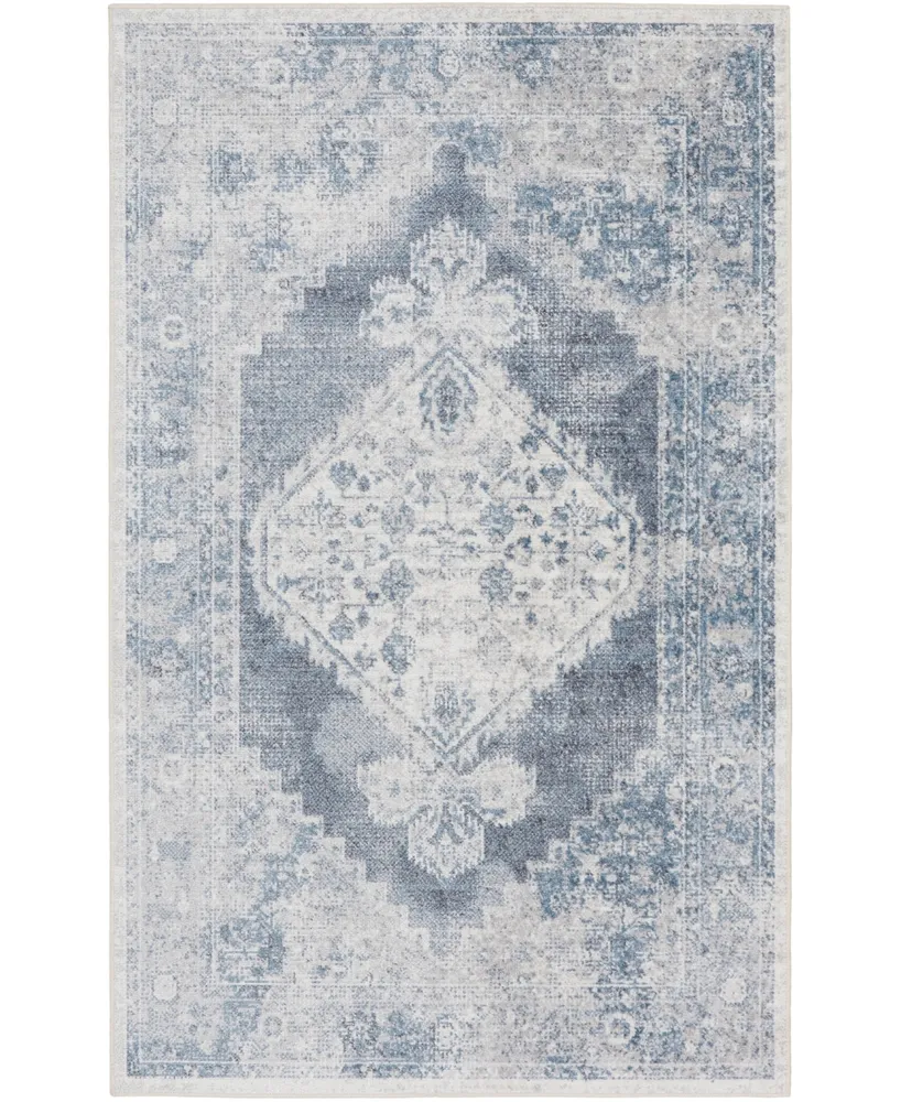 Nourison Home Astra Machine Washable ASW11 4' x 6' Area Rug