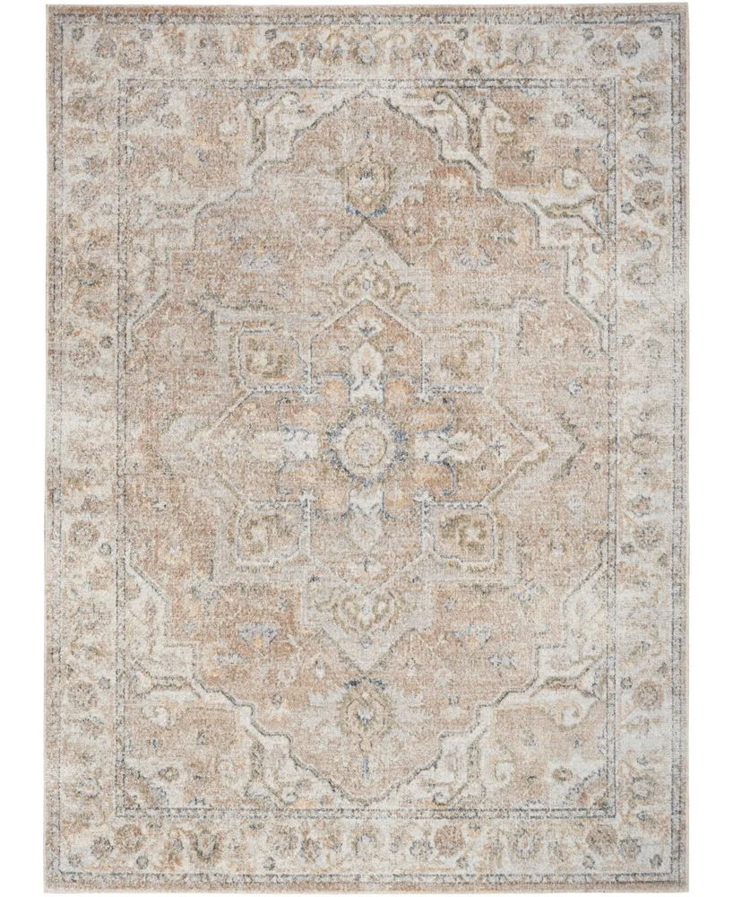 Nourison Home Astra Machine Washable ASW12 5'3" x 7' Area Rug