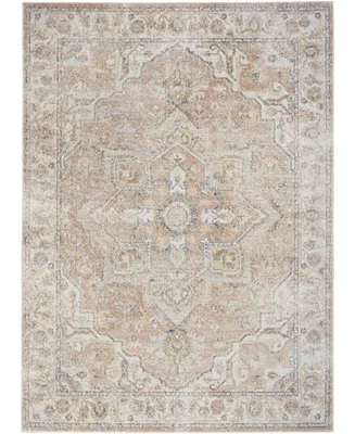 Nourison Home Astra Machine Washable ASW12 5'3" x 7' Area Rug