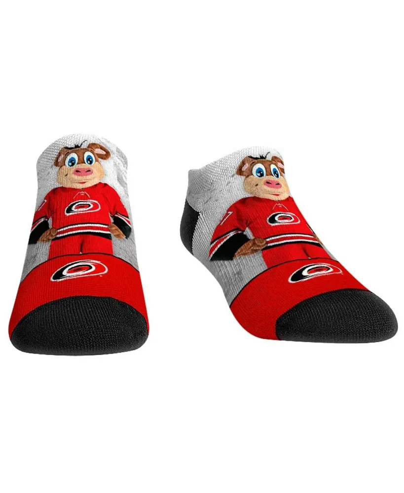 Men's and Women's Rock 'Em Socks Carolina Hurricanes Mascot Walkout Low Cut