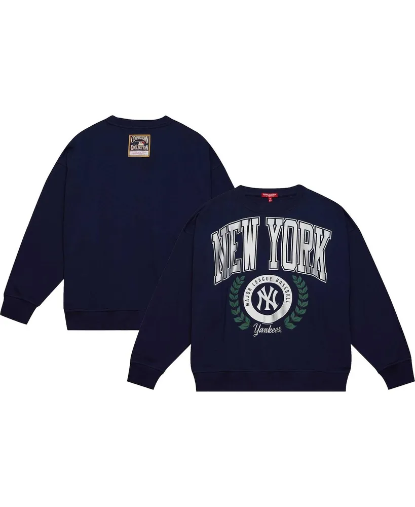 Women's DKNY Sport Navy New York Yankees Lily V-Neck Pullover