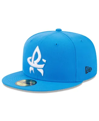Men's New Era Blue Rocket City Trash Pandas Authentic Collection Alternate Logo 59FIFTY Fitted Hat