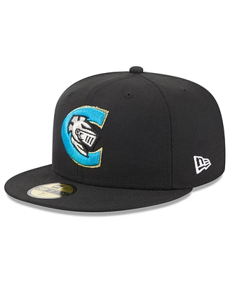 Men's New Era Charlotte Knights Authentic Collection Alternate Logo 59FIFTY Fitted Hat