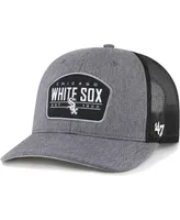 Men's '47 Brand Charcoal Chicago White Sox Slate Trucker Snapback Hat