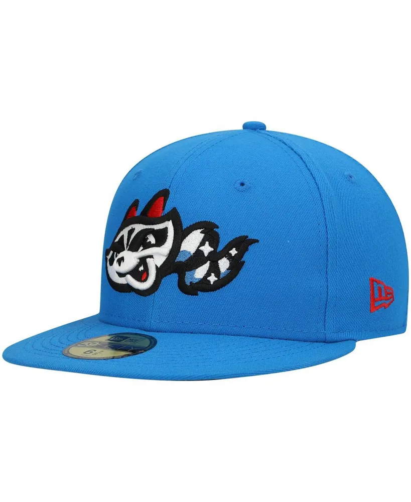 New cream-colored caps are - Rocket City Trash Pandas