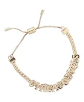 Women's Baublebar Chicago Bulls Pull-Tie Bracelet - Gold