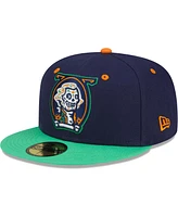 Men's New Era Navy Fredericksburg Nationals Copa De La Diversion 59FIFTY Fitted Hat