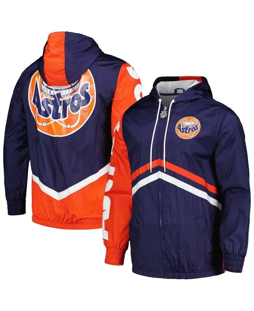 Men's Mitchell & Ness Navy Detroit Tigers Undeniable Full-Zip Hoodie Windbreaker Jacket Size: Small
