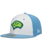 Men's New Era White Daytona Tortugas Authentic Collection Road 59FIFTY Fitted Hat