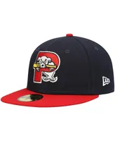 Men's New Era Navy Portland Sea Dogs Authentic Collection Road 59FIFTY Fitted Hat