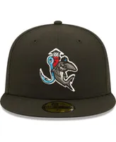 Men's New Era Black Jupiter Hammerheads Authentic Collection Team Home 59FIFTY Fitted Hat